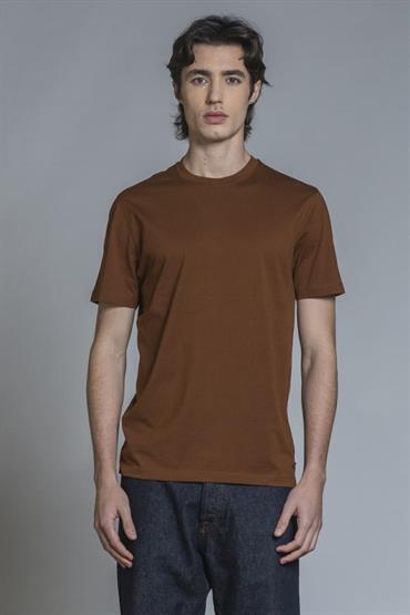 TSHIRT S/S MERCERIZED JERSEY TOBACCO