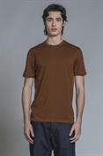 TSHIRT S/S MERCERIZED JERSEY TOBACCO