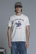 TSHIRT PRN S/S JERSEY SOLID F/D C.FINISH OFF WHITE