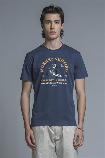 TSHIRT PRN S/S JERSEY SOLID F/D C.FINISH INDA INK