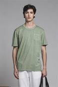 T-SHIRT PKT S/S JERSEY SLUB G/D LT.GREEN