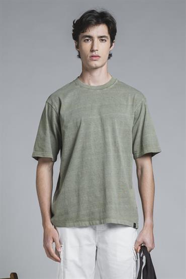 T-SHIRT S/S BOXY JERSEY SOLID G/D GREEN