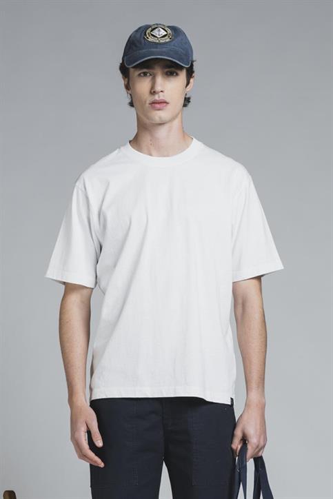 T-SHIRT S/S BOXY JERSEY SOLID G/D WHITE