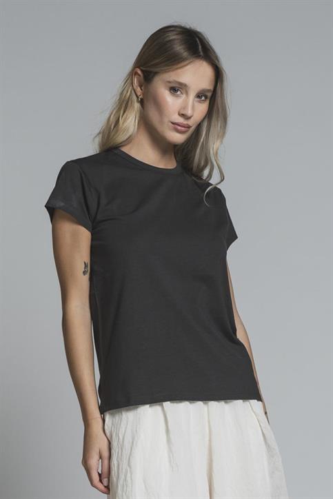 TSHIRT S/S JERSEY F/D BLACK