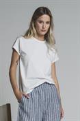 TSHIRT S/S JERSEY F/D WHITE