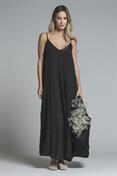 DRESS BRACES SATIN VISCOSE F/D BLACK
