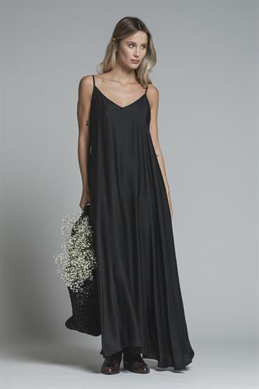 DRESS BRACES SATIN VISCOSE G/D BLACK