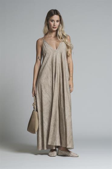 DRESS BRACES RAYON NYLON BEIGE
