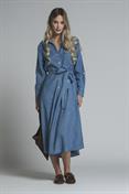 DRESS SHIRT BELT CHAMBRAY LT. BLUE
