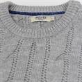 ROUND NECK ACRY/CTN/WOOL LT.GREY