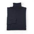 TURTLENECK VISC/POLY/NYL NAVY