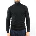 TURTLENECK VISC/POLY/NYL BLACK