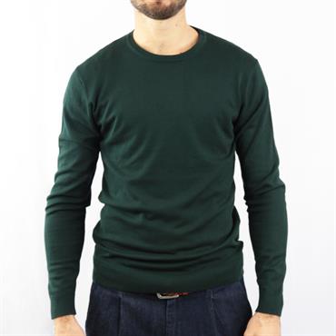 ROUND NECK VISC/POLY/NYL GREEN