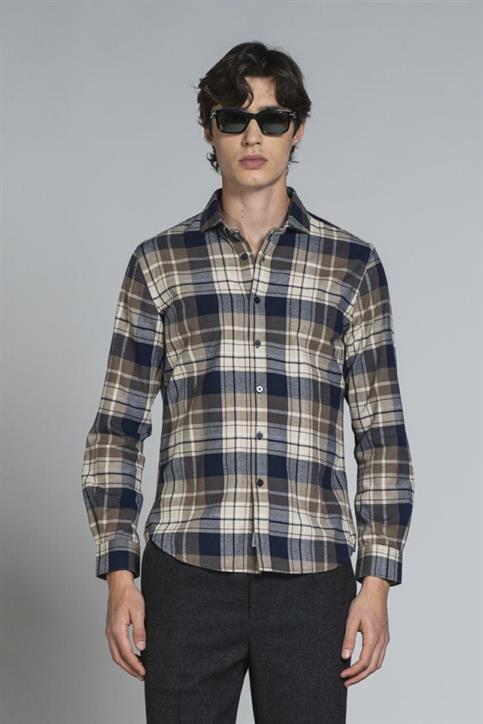FRENCH COLLAR L/S CTN SLIM SOFT.