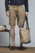 CHINO SHORT COMF.TWILL STRETCH F/D CARBON WASH