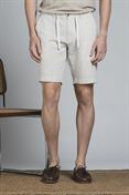 CHINO SHORT COMF.MIXED LINEN Y/D