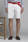 CHINO SHORT COMF.TWILL STRETCH G/D EMBROIDERY