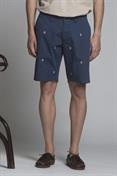 CHINO SHORT COMF.TWILL STRETCH G/D EMBROIDERY
