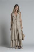 GILET LONG RAYON NYLON
