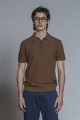 SWEATER POLO S/S CTN RICE STICH SOFT WASH Y/D