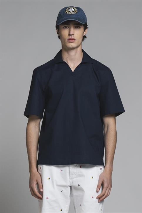 POLO SKIPPER S/S COMF.MIX LINEN S.WASH F/D