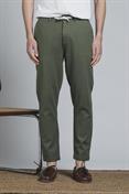 CHINO LONG COMF.MIXED LINEN Y/D DK.