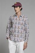 ITALIAN COLLAR L/S SLIM 100% CTN S.WASH