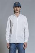 FRENCH COLLAR L/S REG.SOFT SEERSUCKER F/D