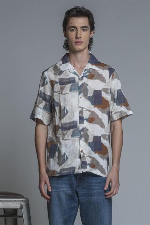 BOWLING SHIRT S/S COMF.100% CTN S.WASH