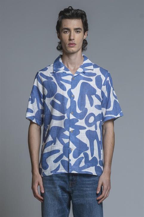 BOWLING SHIRT S/S COMF.100% CTN S.WASH