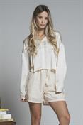 SHIRT L/S SATIN VISCOSE G/D
