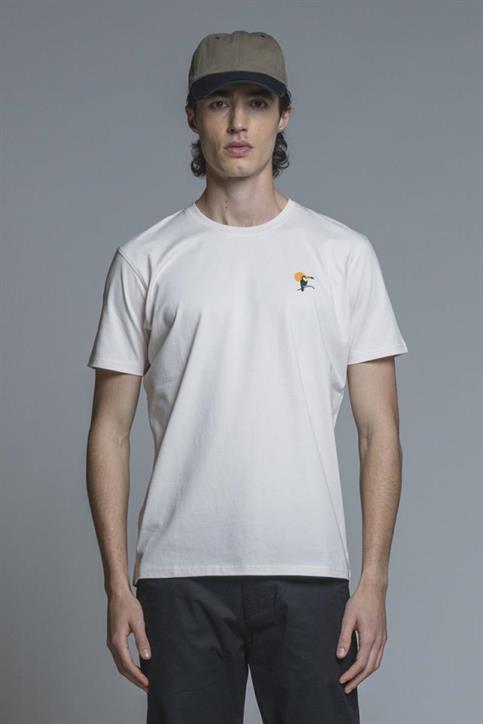 T-SHIRT EMBRO.S/S JERSEY SOLID F/D C.FINISH